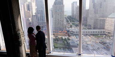 Obama signiert Stahl-Tr&auml;ger f&uuml;r neues WTC