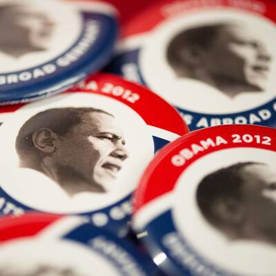 Barack Obama und Bruce Springsteen in Madison / Wisconsin 
