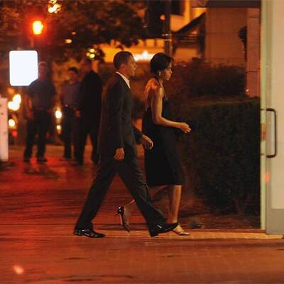 Obamas feiern 17. Hochzeitstag