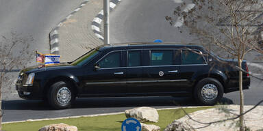 Obamas gepanzerte Limousine ging kaputt