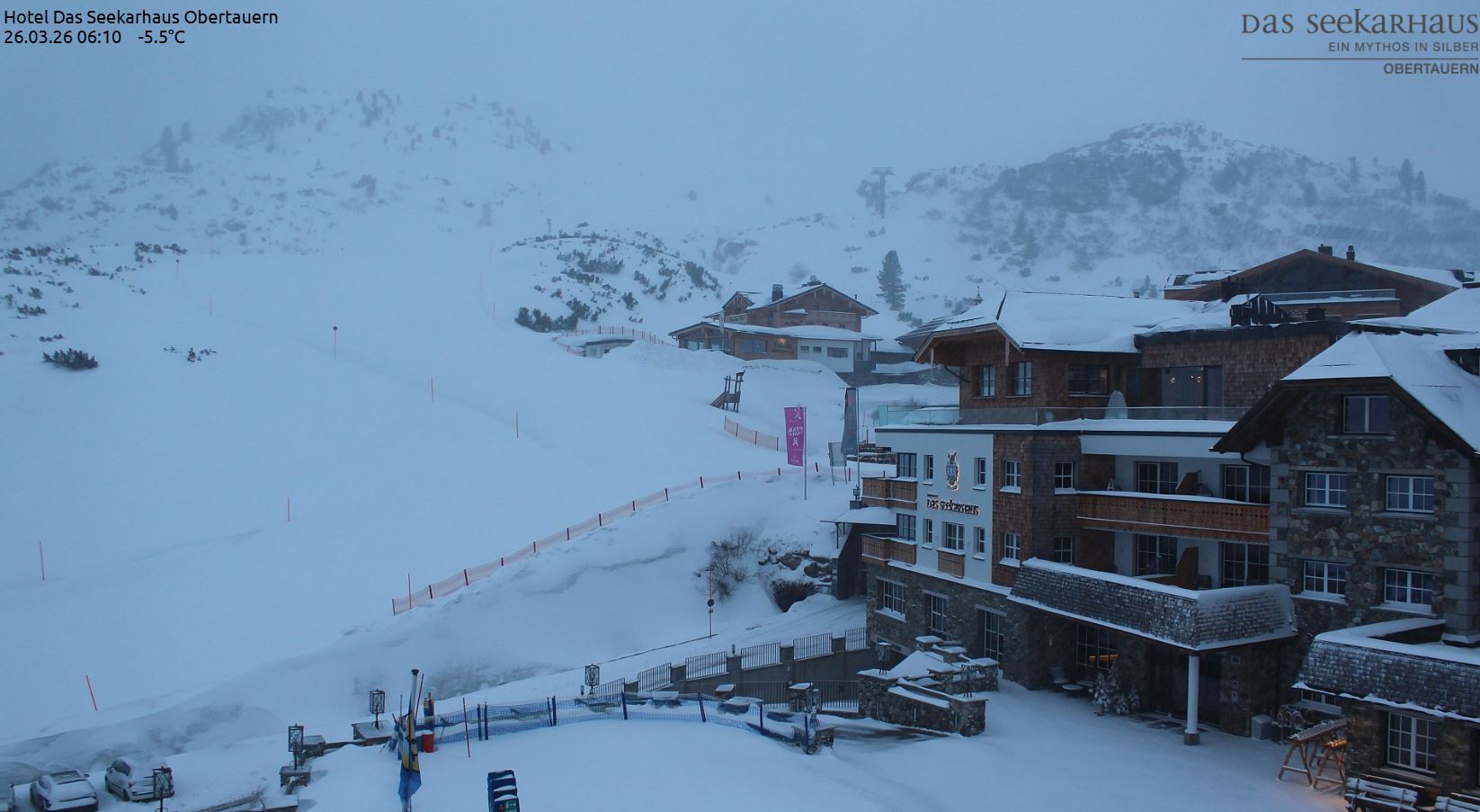 Webcam-Foto vom Seekarhaus in Obertauern