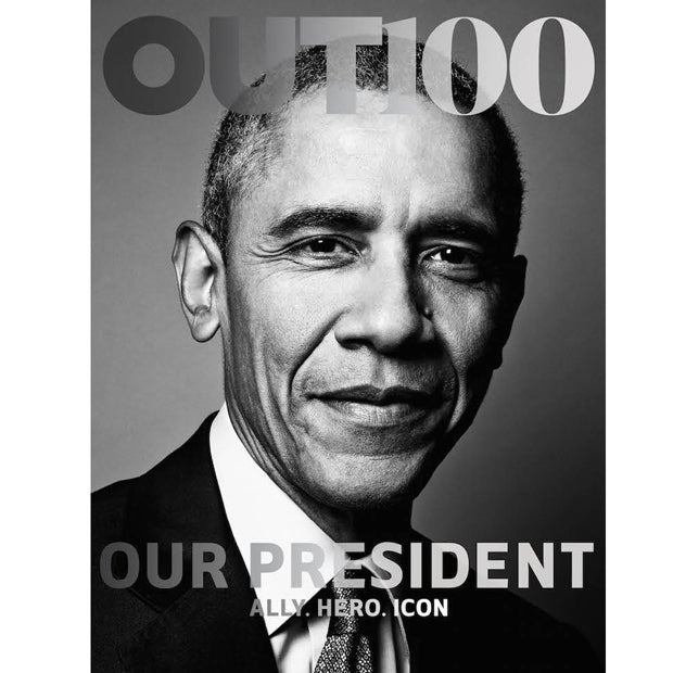 Obama auf Titelseite von Schwulenmagazin
