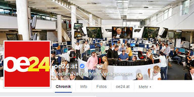 Schon 90.000 folgen oe24 auf Facebook