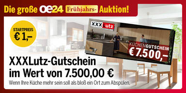 XXXLutz Gutschein 7500 Euro - oe24 Auktion März 2026 - 1103