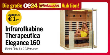 oe24 Auktion Dez 25 Infrarotkabine Therapeutica Elegance 160