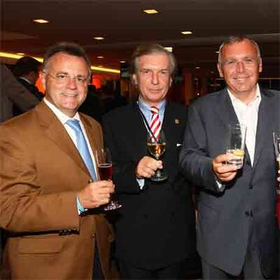 Viel Prominenz beim Länderspiel