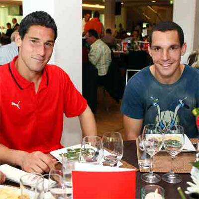 Viel Prominenz beim Länderspiel