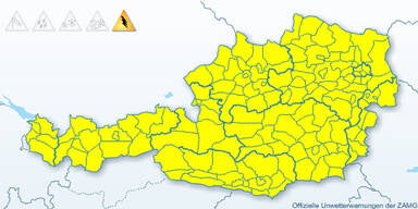 Unwetter zogen über Österreich