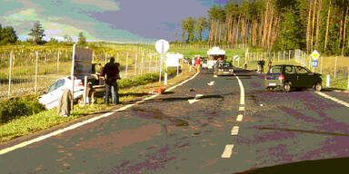 Pfarrer bei Verkehrsunfall im Bezirk Oberwart schwer verletzt