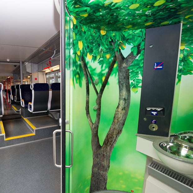 Weltall-Duft in ÖBB-Zug-Toiletten