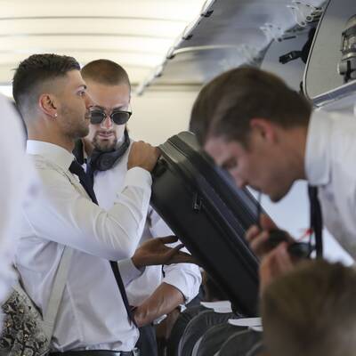 Die besten Bilder von der Anreise