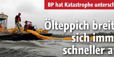 Ölteppich breitet sich immer schneller aus