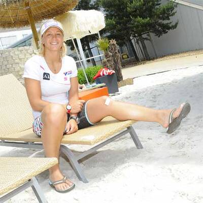 ÖSV-Damen in der Therme Geinberg