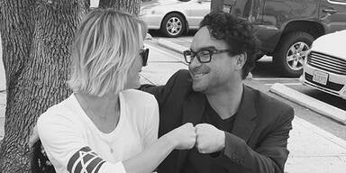 Kaley Cuoco und Johnny Galecki