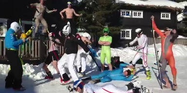 ÖSV-Team tanzt „Harlem Shake“
