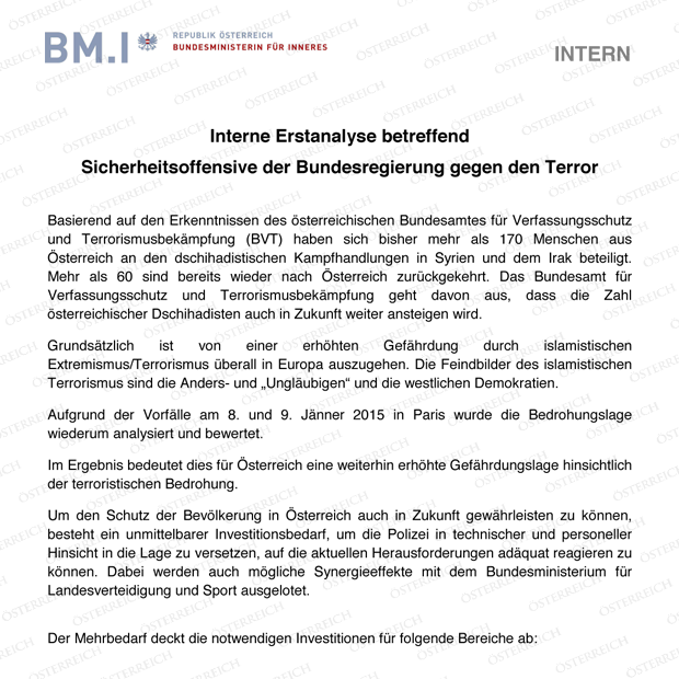 Anti-Terror-Plan: Das will Mikl-Leitner