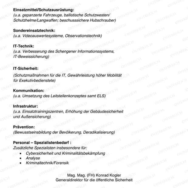 Anti-Terror-Plan: Das will Mikl-Leitner