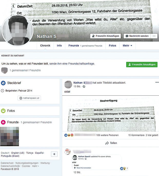 100 Euro Strafe für 