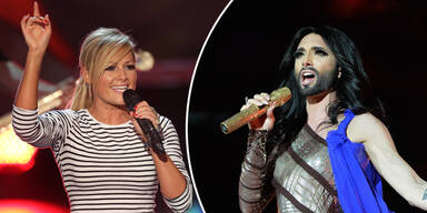 Helene Fischer und Conchita Wurst