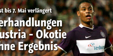 Noch keine Einigung mit Okotie