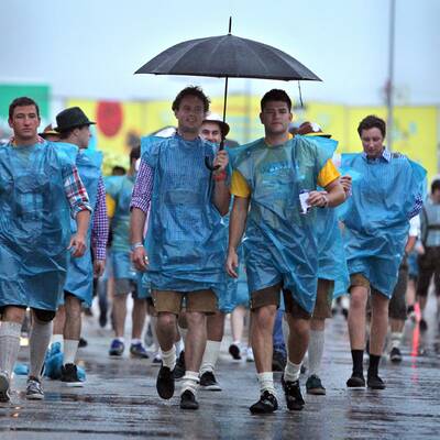 Verregneter Auftakt zum Oktoberfest