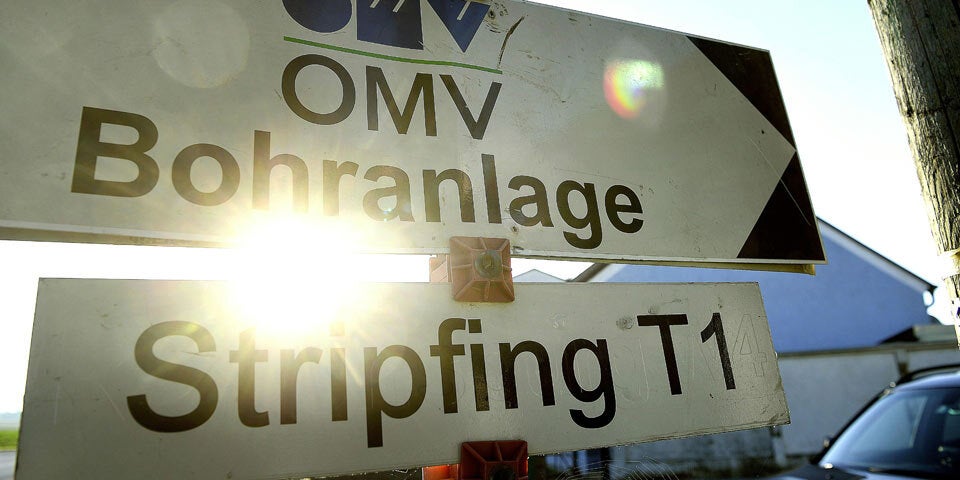 OMV plant Bohrlochtest in Gänserndorf