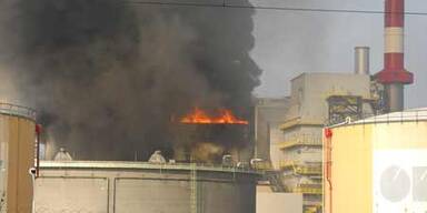 Heizkraftwerk auf OMV-Gelände brannte