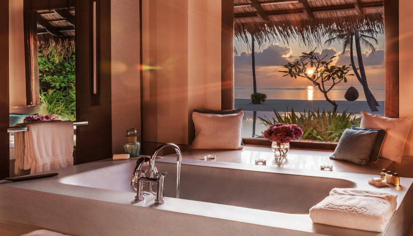 Alaba im Luxus-Urlaub auf den Malediven