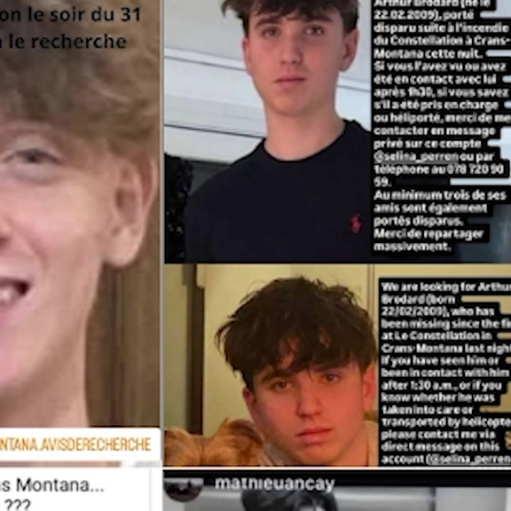 Crans Montana: Angehörige suchen online nach Vermissten