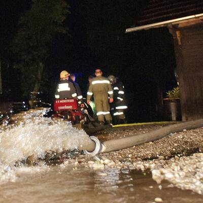 Schlimmes Unwetter in Österreich