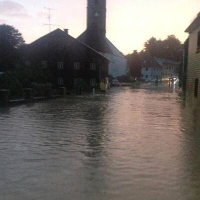 Schlimmes Unwetter in Österreich