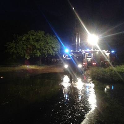 Schlimmes Unwetter in Österreich