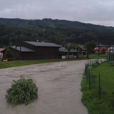 Schlimmes Unwetter in Österreich