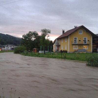 Schlimmes Unwetter in Österreich