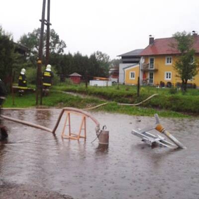Schlimmes Unwetter in Österreich