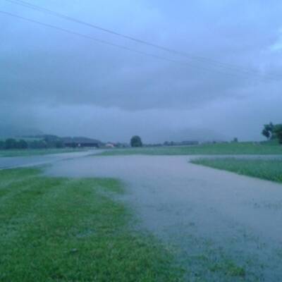 Schlimmes Unwetter in Österreich