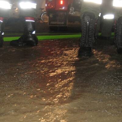 Schlimmes Unwetter in Österreich
