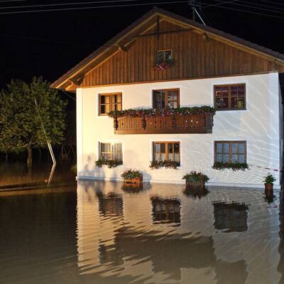 Schlimmes Unwetter in Österreich