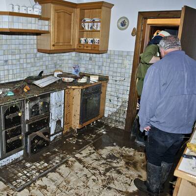 Schlimmes Unwetter in Österreich