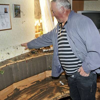 Schlimmes Unwetter in Österreich