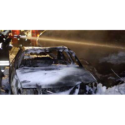 Bilder von der zerstörten Werkstätte in Altheim