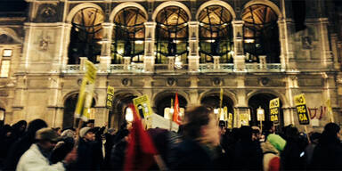 Pegida-Demo von Linken gestoppt