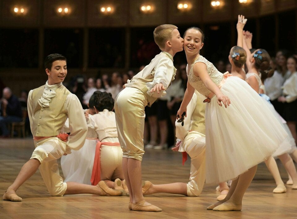 Balletteinlage im Rahmen der Opernball-Generalprobe