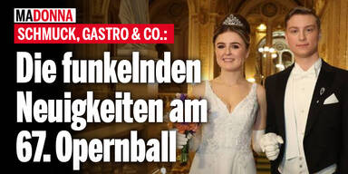 Schmuck, Gastro & Co.: Die funkelnden Neuigkeiten am 67. Opernball