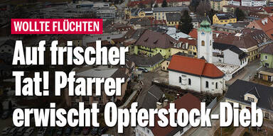 Auf frischer Tat! Pfarrer erwischt Opferstock-Dieb