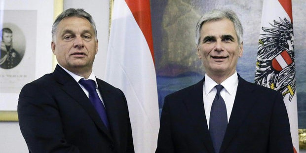 Faymann Orban