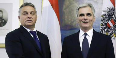 Faymann: Frostiges Treffen mit Orbán