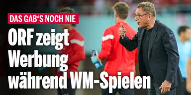 Das gab es noch nie: ORF zeigt Werbung während WM-Spielen