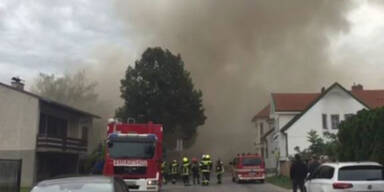 Kindergarten brennt bei Feuerwehr-Übung ab