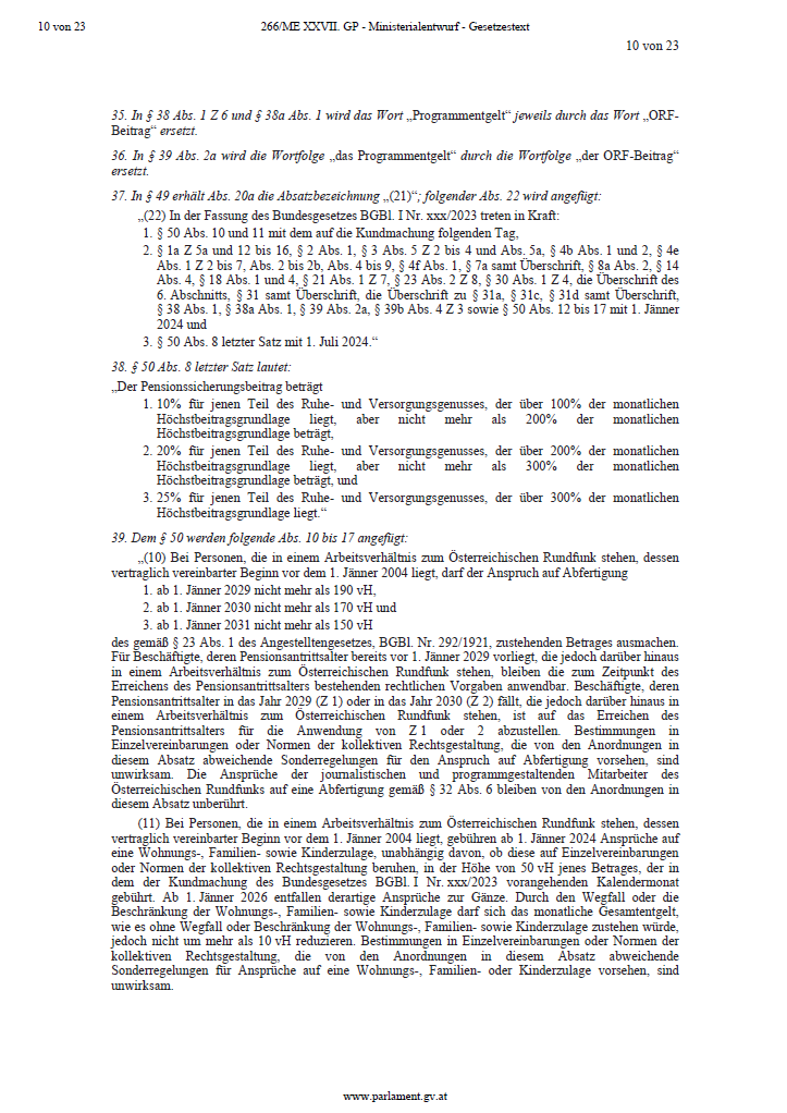 Das steht WIRKLICH im ORF-Gesetz